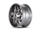 Mayhem Wheels Hatchet Gloss Gunmetal with Black Spokes 5-Lug Wheel; 20x10; -19mm Offset (07-13 Tundra)