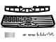 1-Piece Steel Upper Grille Overlay; Liberty or Death (14-17 Tundra)