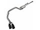 Pypes Muffler Delete Single Exhaust System with Black Tips; Side Exit (14-21 5.7L Tundra)