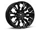 Fuel Wheels Flame Gloss Black Milled 6-Lug Wheel; 22x12; -44mm Offset (22-24 Tundra)