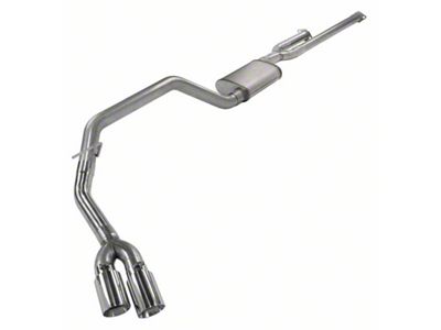Pypes Race Pro Single Exhaust System with Polished Tips; Side Exit (14-21 4.6L Tundra)
