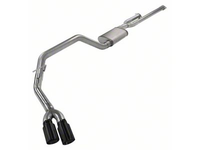 Pypes Street Pro Single Exhaust System with Black Tips; Side Exit (14-21 4.6L Tundra)