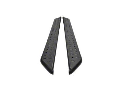 Store Brand Outlaw Running Boards; Textured Black (22-24 Tundra Crew Max)