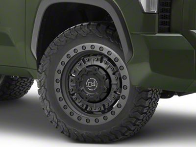 Black Rhino Abrams Textured Matte Gunmetal 6-Lug Wheel; 20x9.5; 2mm Offset (22-24 Tundra)