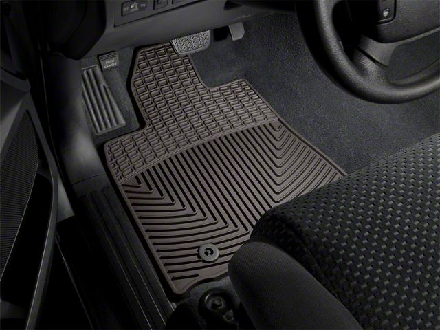 Weathertech All-Weather Front Rubber Floor Mats; Cocoa (12-21 Tundra)