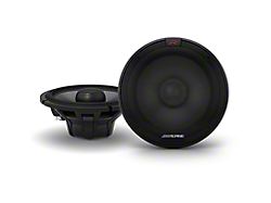 Alpine R-Series Coaxial 2-Way Speakers; 100W; 6.50-Inch (Universal; Some Adaptation May Be Required)