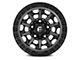 Fuel Wheels Covert Matte Gunmetal with Black Bead Ring 5-Lug Wheel; 20x9; 20mm Offset (14-21 Tundra)