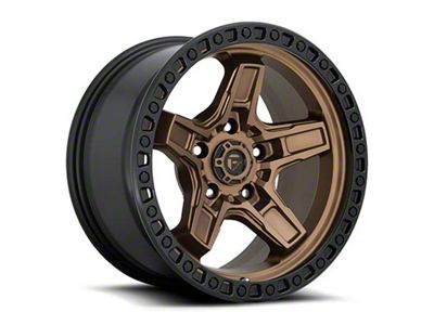 Fuel Wheels Kicker Matte Bronze with Black Bead Ring 5-Lug Wheel; 20x9; 1mm Offset (14-21 Tundra)
