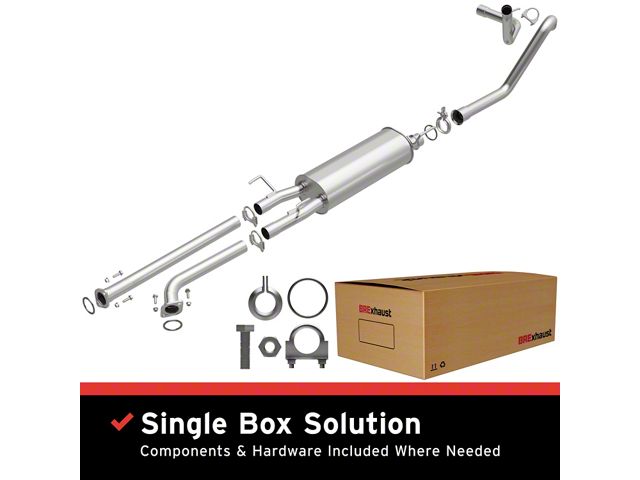 BRExhaust Direct-Fit Single Exhaust System; Side Exit (07-09 5.7L Tundra)