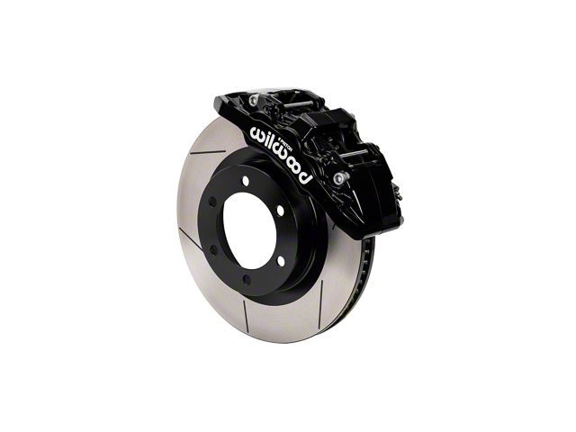 Wilwood AERO6-DM Front Big Brake Kit with 13.56-Inch Slotted Rotors; Black Calipers (22-24 Tundra)