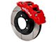 Wilwood AERO6-DM Front Big Brake Kit with 13.56-Inch Slotted Rotors; Red Calipers (22-24 Tundra)