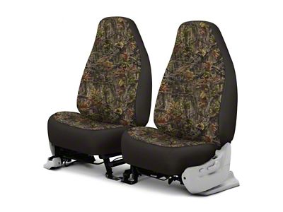 Camo Custom 1st Row Bucket Seat Covers; True Timber Kinati (22-24 Tundra)