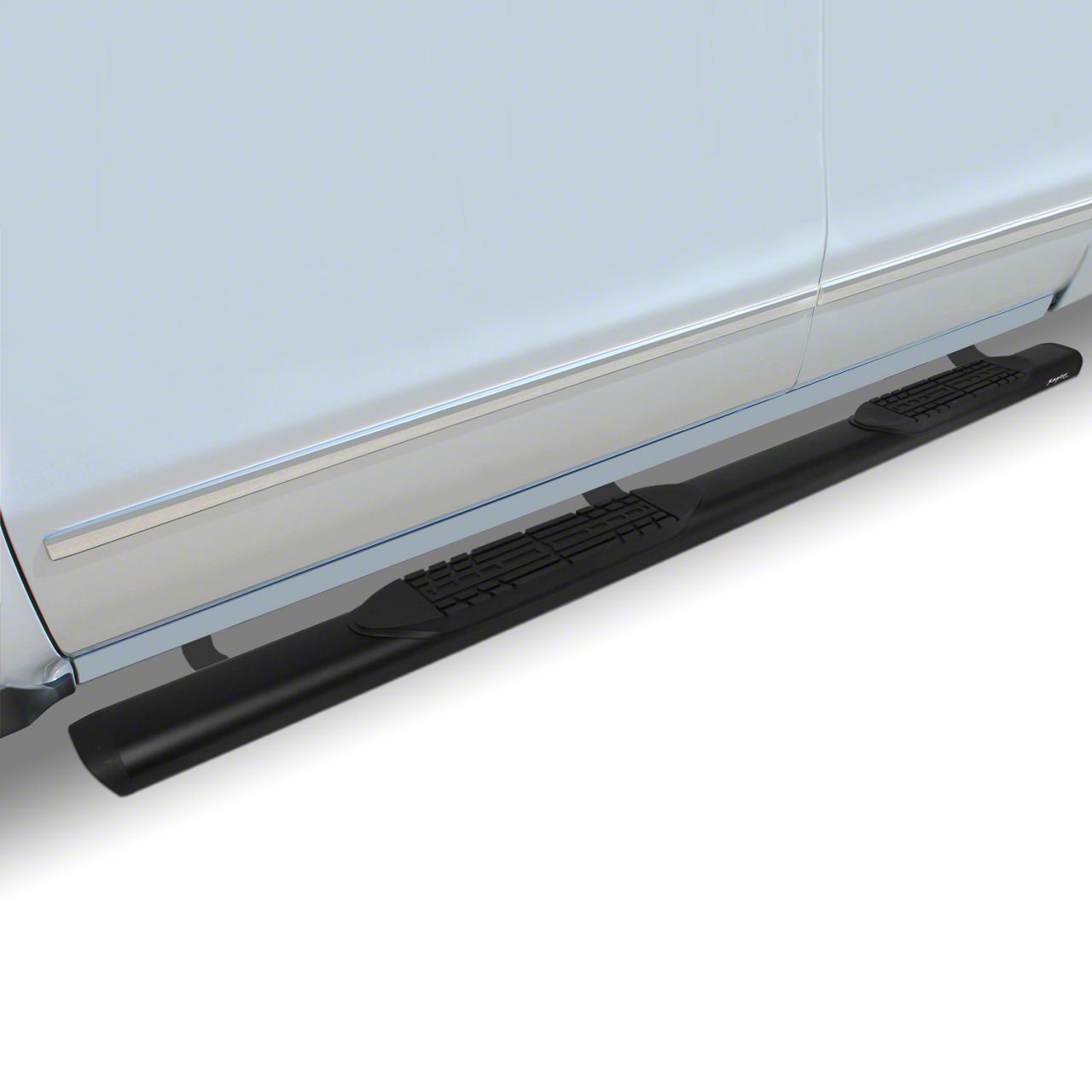 Raptor Series Tacoma 5-Inch Slide Track Oval Running Boards; Black ...