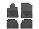Weathertech All-Weather Front and Rear Rubber Floor Mats; Black (12-21 Tundra Double Cab, CrewMax)