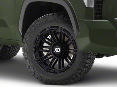 XD Double Deuce Satin Black 6-Lug Wheel; 20x12; -44mm Offset (22-24 Tundra)