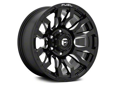 Fuel Wheels Blitz Gloss Black Milled 5-Lug Wheel; 20x9; 20mm Offset (14-21 Tundra)