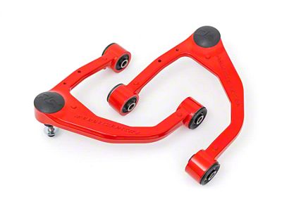 Rough Country Forged Upper Control Arms; Red (22-24 Tundra)