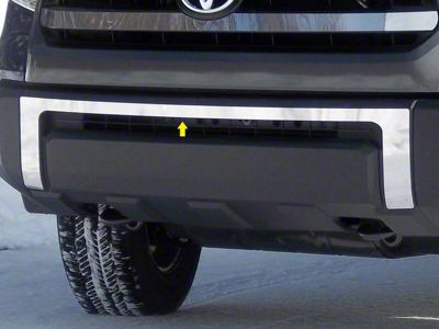 Front Bumper Trim; Stainless Steel (14-21 Tundra)