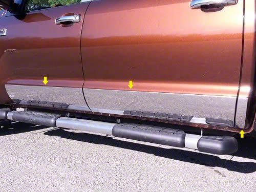 Tundra Rocker Panel Trim; Stainless Steel (14-21 Tundra CrewMax)
