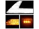 LED DRL Signal / Halogen Projector Headlights; Black Housing; Clear Lens (14-21 Tundra w/ Factory Halogen Headlights)