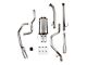 Hooker BlackHeart Dual Exhaust System with Polished Tips; Rear Exit (07-09 5.7L Tundra)