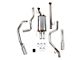 Hooker BlackHeart Dual Exhaust System with Polished Tips; Rear Exit (10-19 4.6L Tundra)
