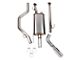 Hooker BlackHeart Single Exhaust System with Polished Tip; Side Exit (10-19 4.6L Tundra)