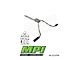 MPI Exhaust Technologies Performance Series Clamp-On Dual Exhaust System with Black Tips; Side Exit (07-13 5.7L Tundra)