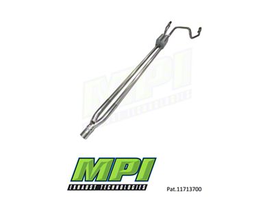 MPI Exhaust Technologies Turbo Series Weld-On Dual Exhaust System with Polished Bright Chrome Tips; Rear Exit (07-13 5.7L Tundra)
