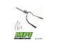 MPI Exhaust Technologies Turbo Series Weld-On Dual Exhaust System with Polished Bright Chrome Tips; Rear Exit (07-13 5.7L Tundra)