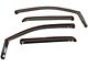 In-Channel Window Deflectors; Front and Rear; Smoke (07-21 Tundra Double Cab)