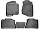 Profile Front and Second Row Floor Liners; Black (12-21 Tundra Double Cab)
