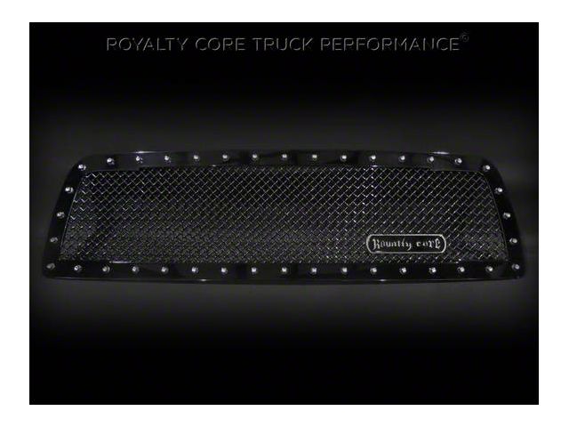 Royalty Core RC1 Classic Upper Grille Insert; Gloss Black (07-09 Tundra)