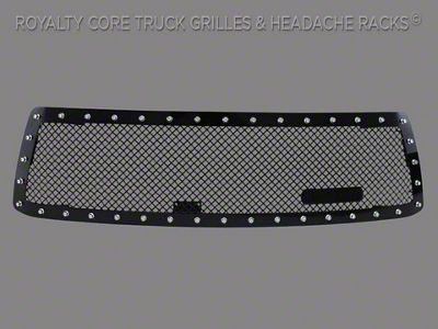 Royalty Core RC1 Classic Upper Grille Insert; Gloss Black (10-13 Tundra)