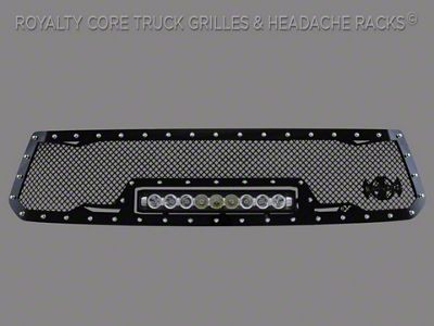 Royalty Core RC1X Incredible LED Upper Grille Insert; Gloss Black (14-17 Tundra)