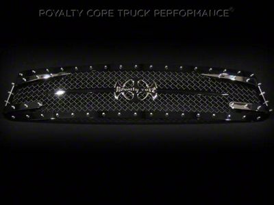 Royalty Core RC3DX Innovative Upper Grille Insert; Gloss Black (10-13 Tundra)