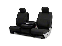 Coverking Cordura Ballistic Custom-Fit Front Seat Covers; Black (14-21 Tundra w/ Bench Seat)