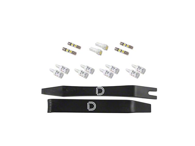 Diode Dynamics Stage 2 LED Interior Lighting Kit; Cool White (14-18 Tundra)