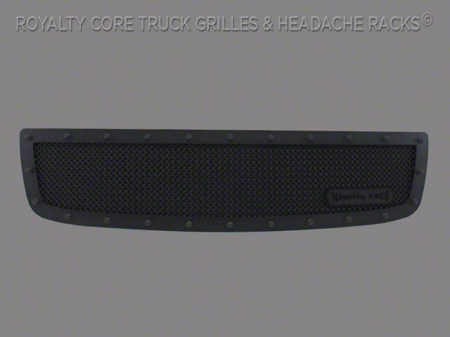 Royalty Core Winter Front Grille Cover; Satin Black (10-13 Tundra)