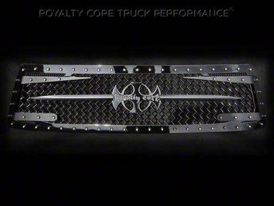 Royalty Core RC3DX Innovative Main Upper Grille Insert; Gloss Black (07-09 Tundra)