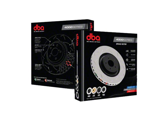 DBA 4000 Series HD Vented 5-Lug Rotor; Front (07-21 Tundra)