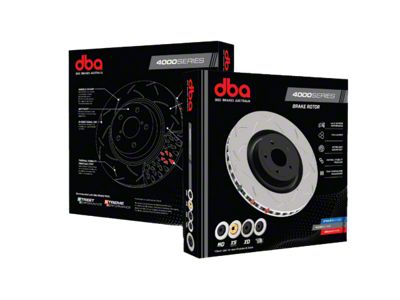 DBA 4000 Series HD Vented 5-Lug Rotor; Front (07-21 Tundra)