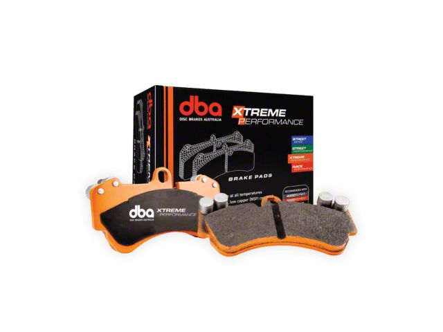 DBA Xtreme Performance Semi-Metallic Carbon Fiber Brake Pads; Front Pair (07-21 Tundra)
