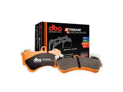 DBA Xtreme Performance Semi-Metallic Carbon Fiber Brake Pads; Rear Pair (07-21 Tundra)