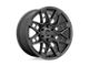 Black Rhino Caprock Matte Gunmetal 5-Lug Wheel; 18x9.5; 12mm Offset (07-13 Tundra)