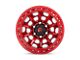 Fuel Wheels Covert Beadlock Candy Red 5-Lug Wheel; 17x9; -15mm Offset (07-13 Tundra)