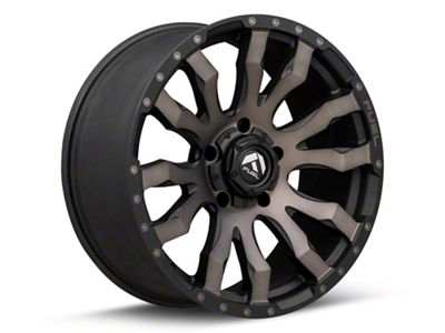 Fuel Wheels Blitz Matte Black Double Dark Tint 5-Lug Wheel; 22x12; -44mm Offset (14-21 Tundra)