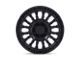 Fuel Wheels Rincon Matte Black with Gloss Black Lip 5-Lug Wheel; 20x9; 25mm Offset (14-21 Tundra)