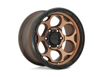 KMC Dirty Harry Matte Bronze with Black Lip 5-Lug Wheel; 18x8.5; 18mm Offset (14-21 Tundra)