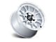 KMC Range Gloss Silver with Machined Face 5-Lug Wheel; 17x8.5; -10mm Offset (07-13 Tundra)